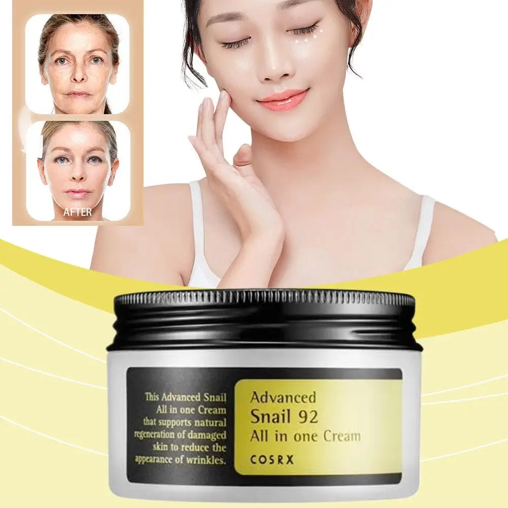 Advanced Snail Essence Skin Care Collagen 92 Face Cream Toner Cleanser Sensitive skin Moisturizing Firming Smoothing