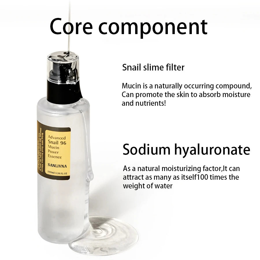 Korean Skin Care Snail Mucin 96% Facial Essence
