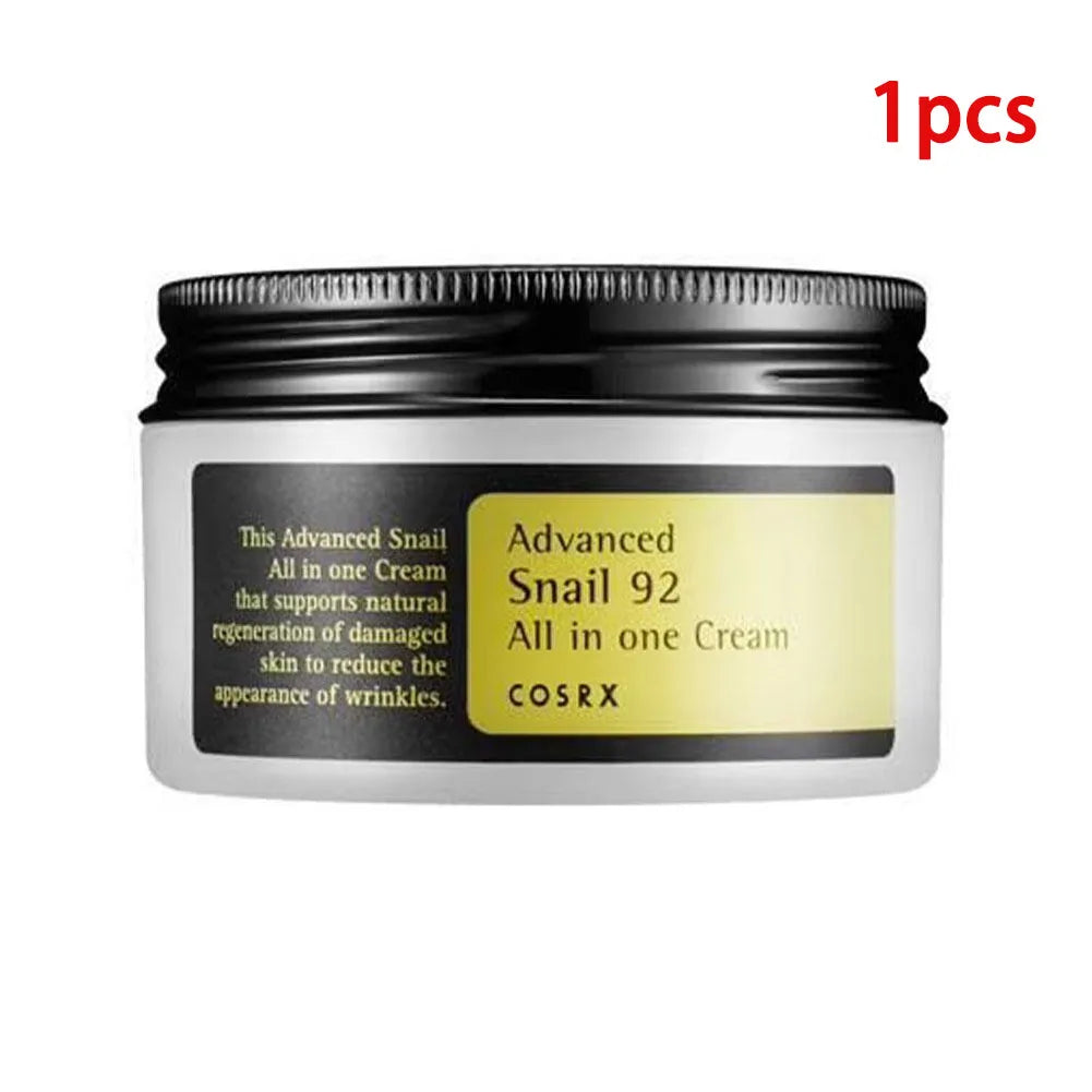 Advanced Snail Essence Skin Care Collagen 92 Face Cream Toner Cleanser Sensitive skin Moisturizing Firming Smoothing