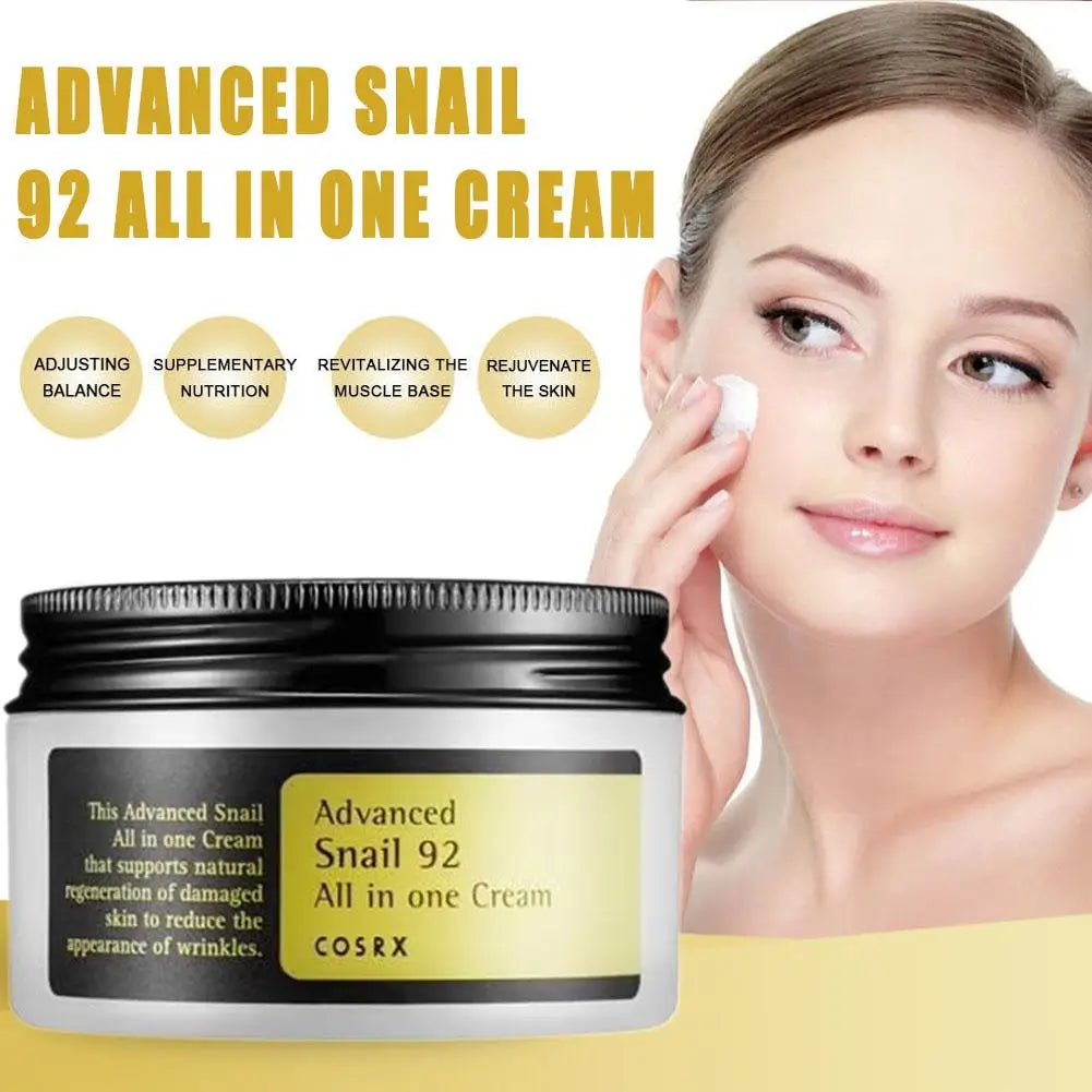 Advanced Snail Essence Skin Care Collagen 92 Face Cream Toner Cleanser Sensitive skin Moisturizing Firming Smoothing
