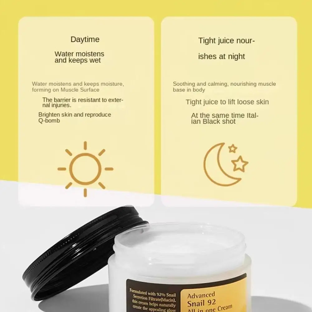 Advanced Snail Essence Skin Care Collagen 92 Face Cream Toner Cleanser Sensitive skin Moisturizing Firming Smoothing