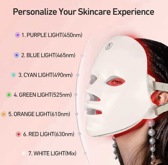 K-glo LED therapy wireless face mask