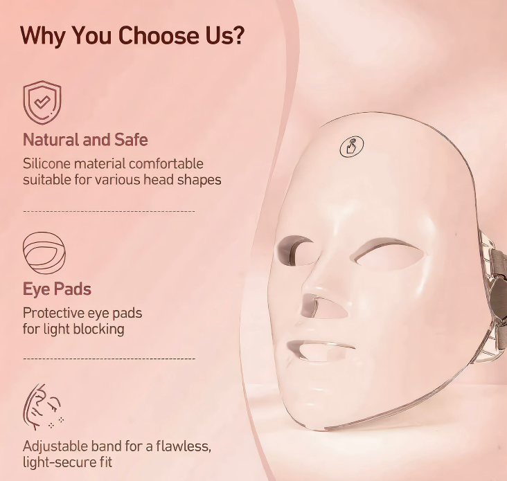 K-glo LED therapy wireless face mask