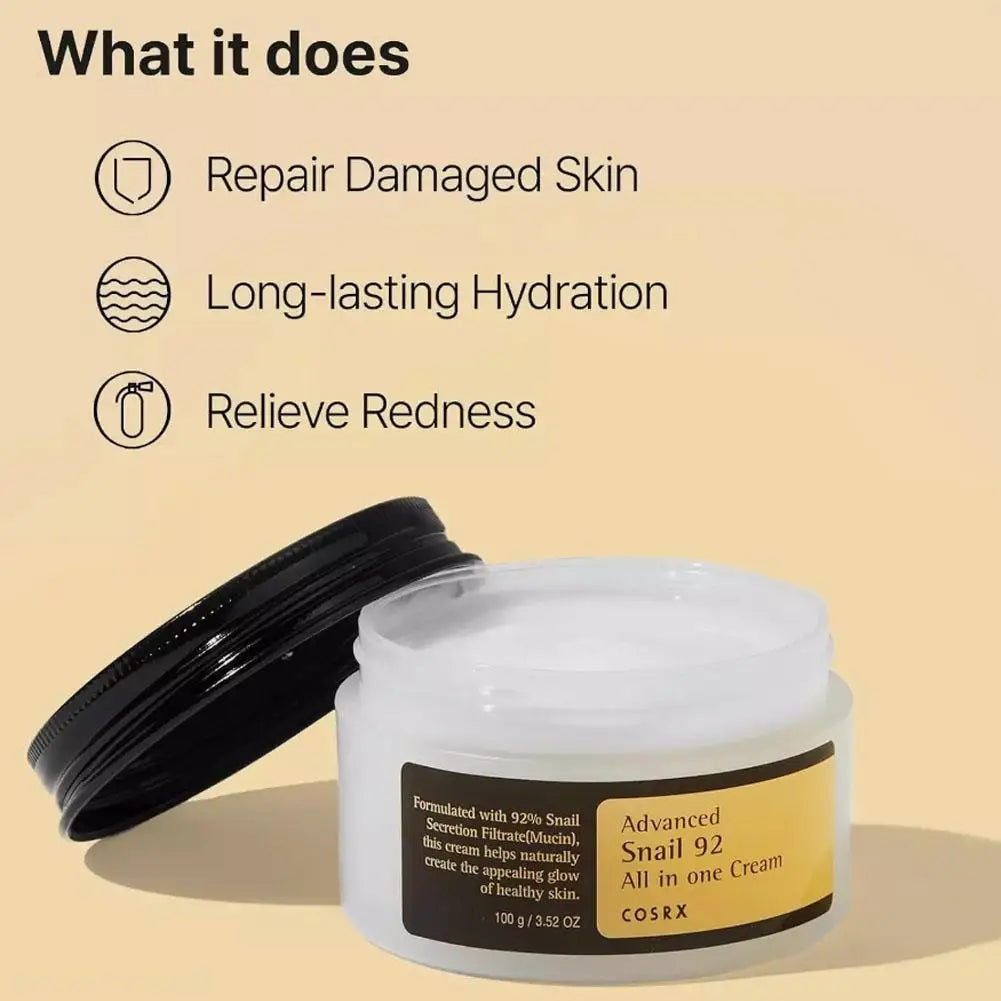 Advanced Snail Essence Skin Care Collagen 92 Face Cream Toner Cleanser Sensitive skin Moisturizing Firming Smoothing