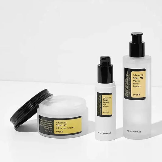 Advanced Snail Essence Skin Care Collagen 92 Face Cream Toner Cleanser Sensitive skin Moisturizing Firming Smoothing